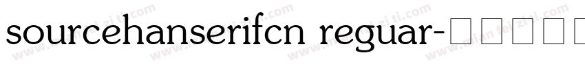 sourcehanserifcn reguar字体转换